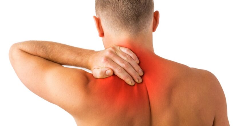 bolest krku v důsledku osteochondrózy